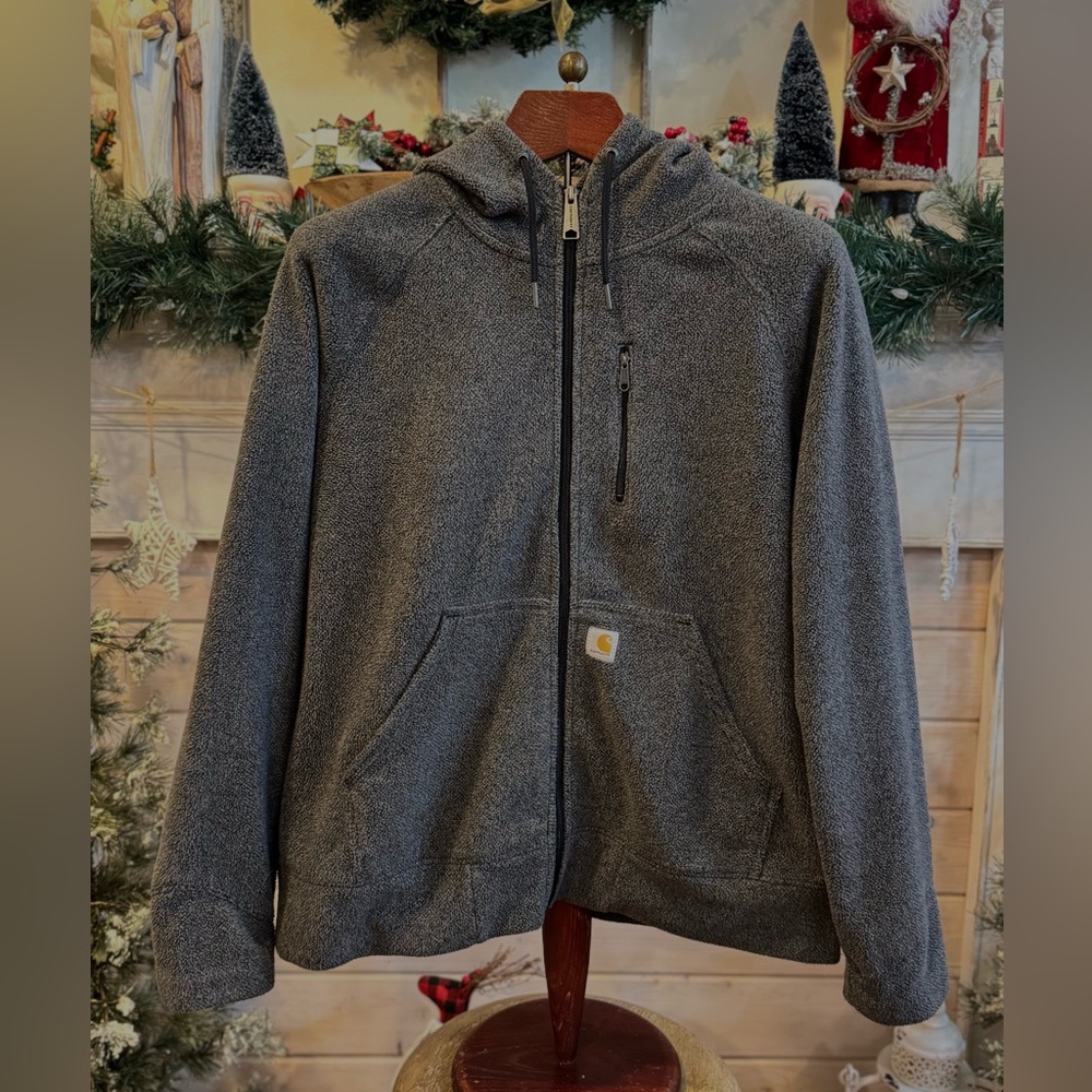 Carhartt Women’s Full Zip Hooded Kentwood Fleece Sweatshirt Size XL (16-18)